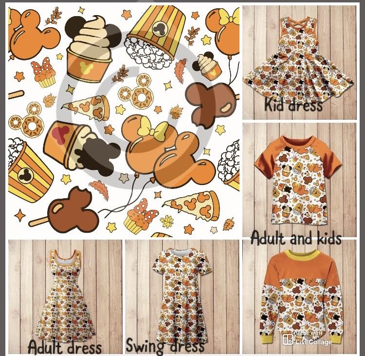 #4409 Orange fall snacks