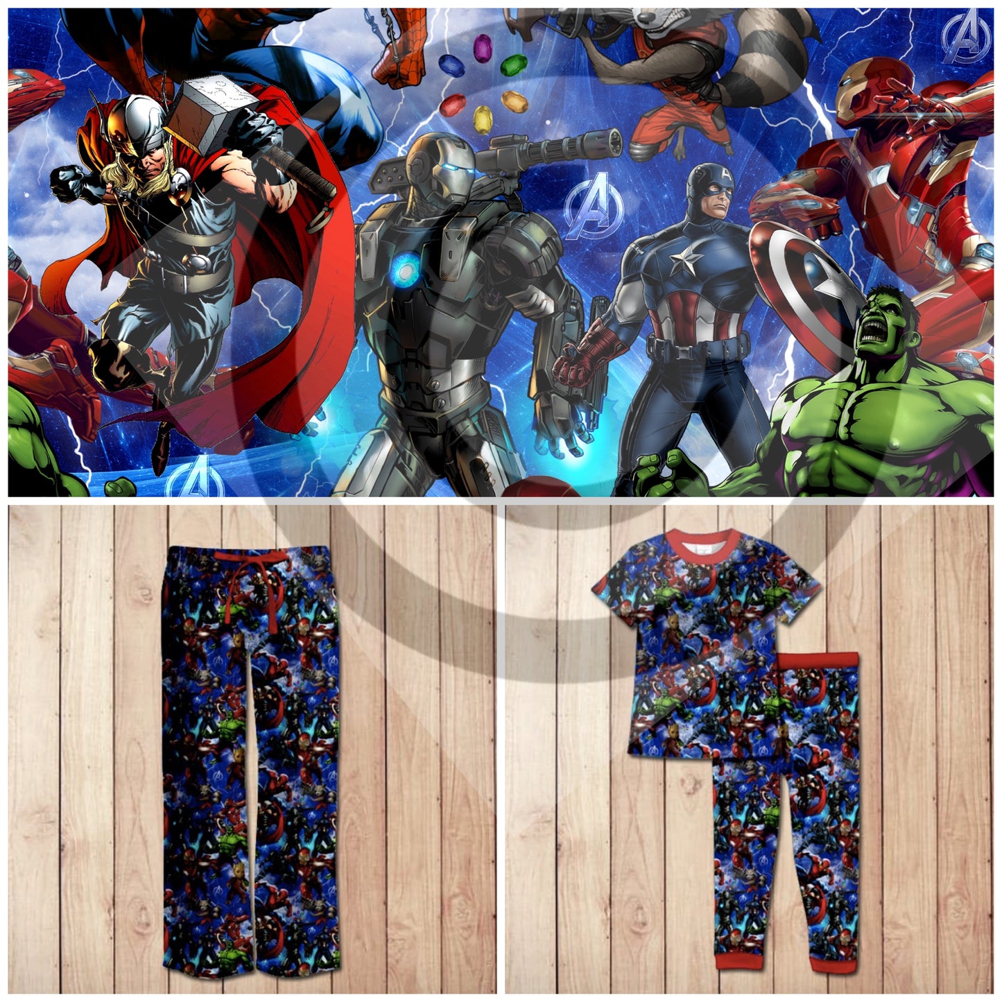 #4926 Superhero pjs