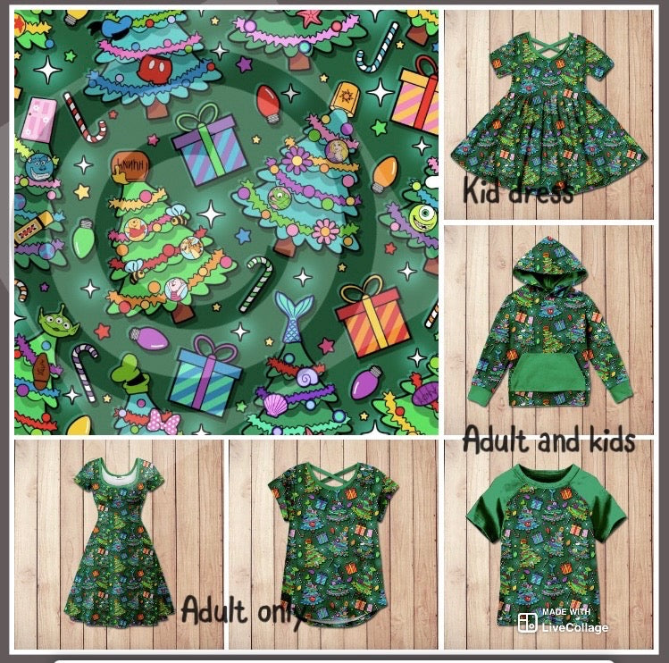 #4710 Christmas tree characters