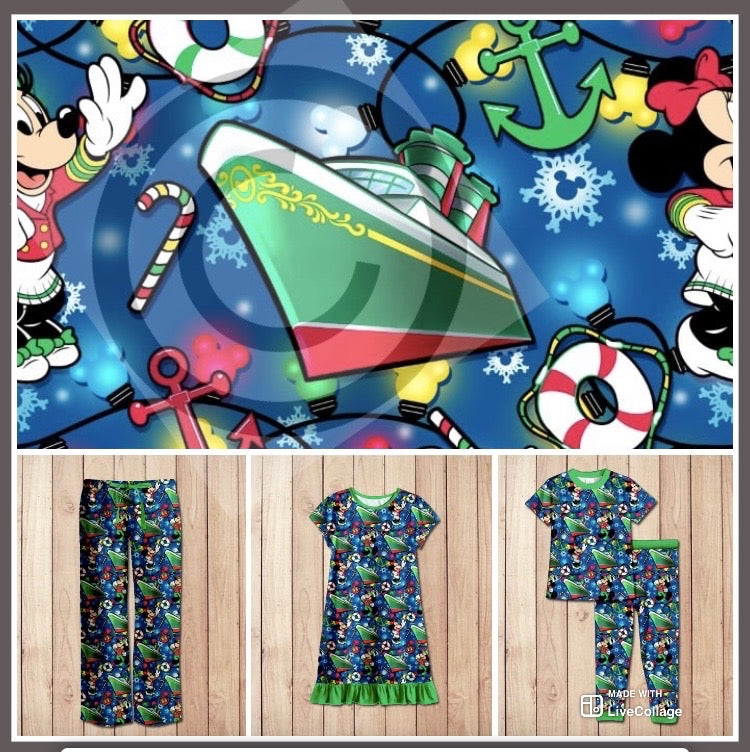 #4724 Christmas cruise pjs