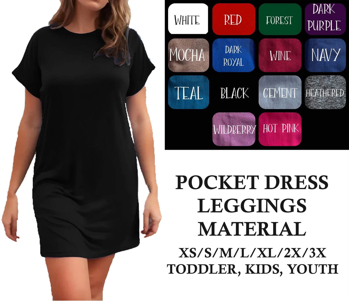 #6029 pocket solid dresses