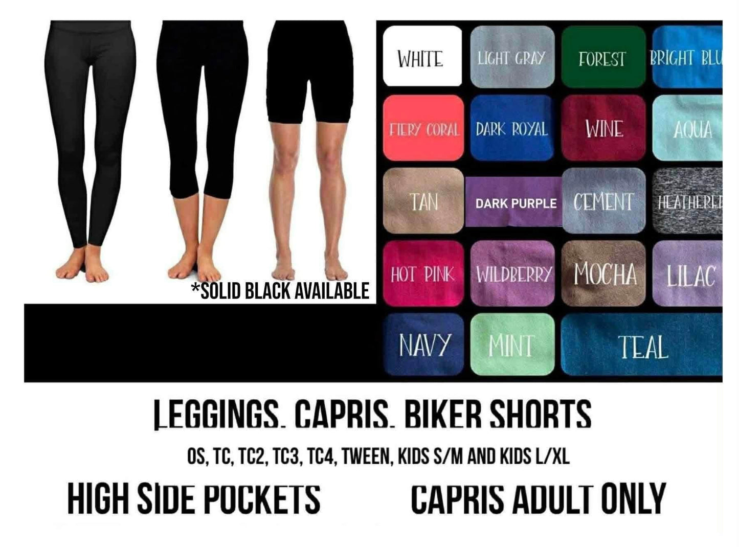 #5738 solid color biker shorts