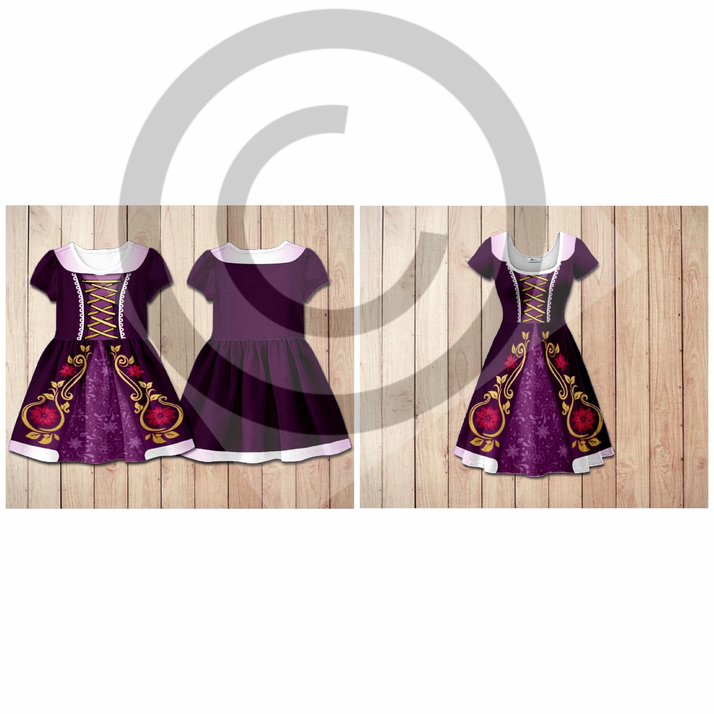 #5546 Rapunzel Christmas cosplay