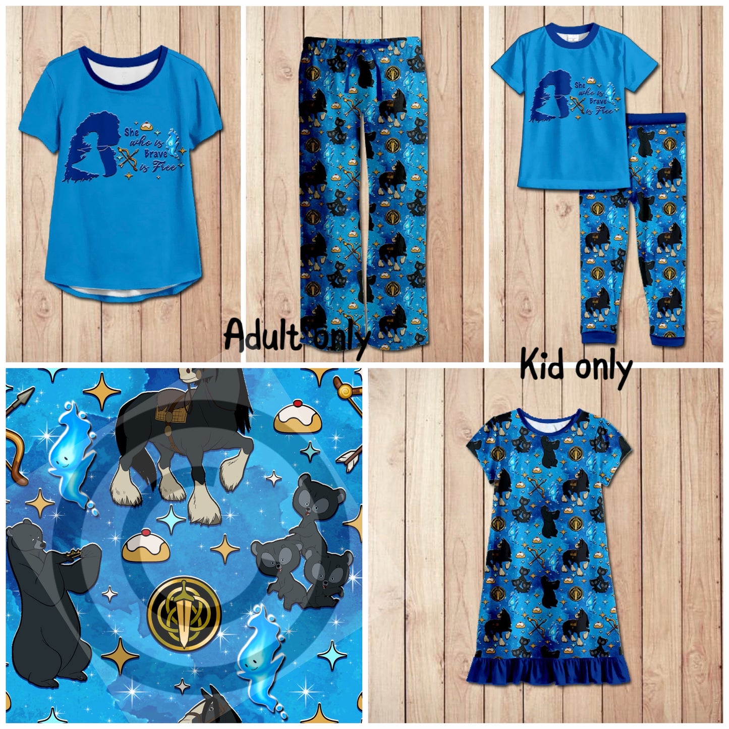 #5660 Merida pajamas