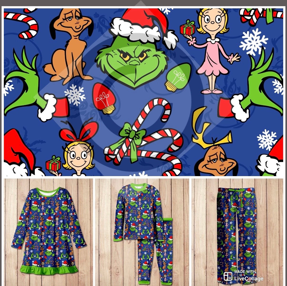 #5495 grinch pjs