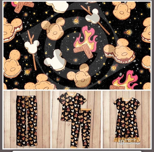 #4184 Mouse s’mores pjs