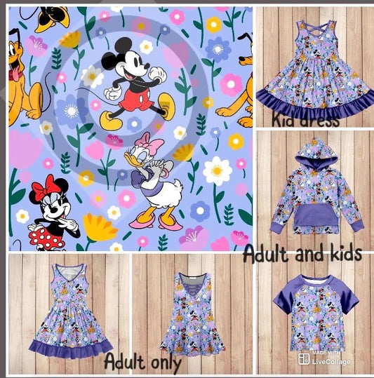 #4519 Purple Retro mouse
