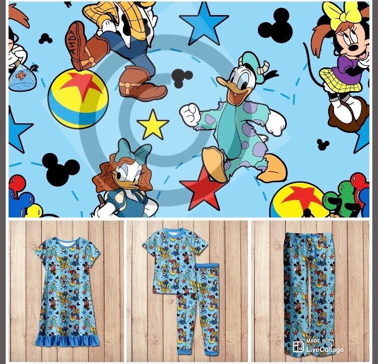 #3946 Pixar friends pjs