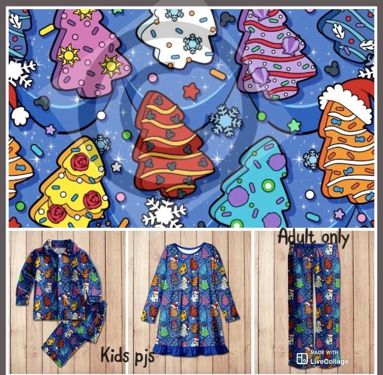 #4655 character cake pjs