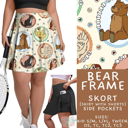 #5464 frame run skort