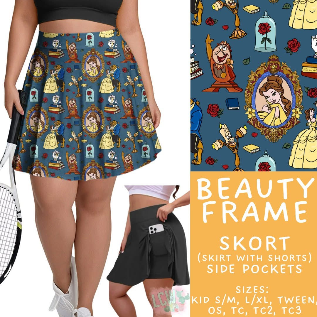 #5464 frame run skort