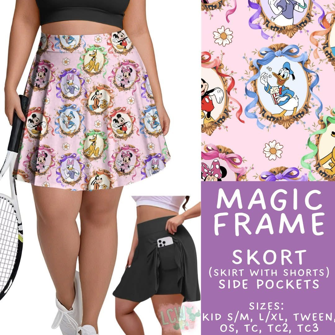 #5464 frame run skort