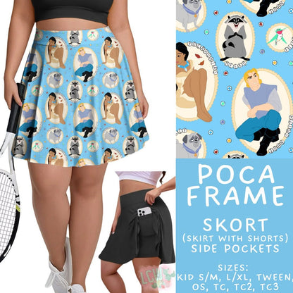 #5464 frame run skort