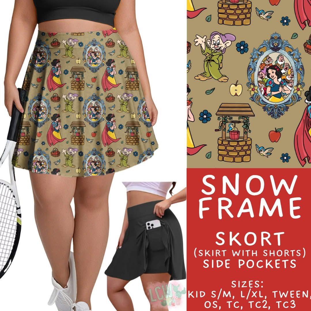 #5464 frame run skort