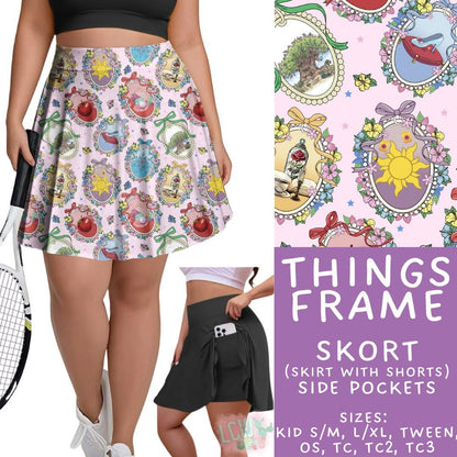 #5464 frame run skort