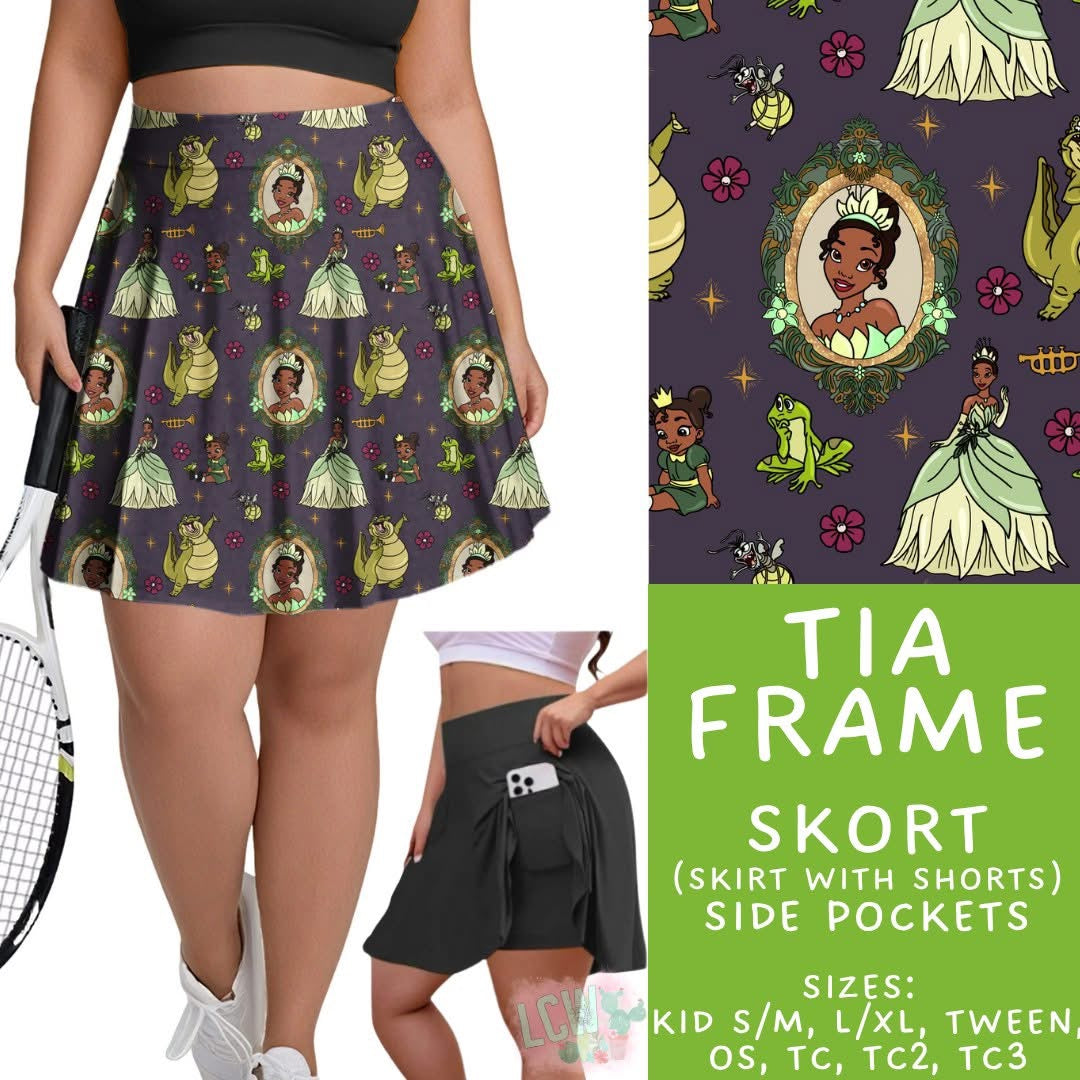 #5464 frame run skort