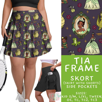 #5464 frame run skort