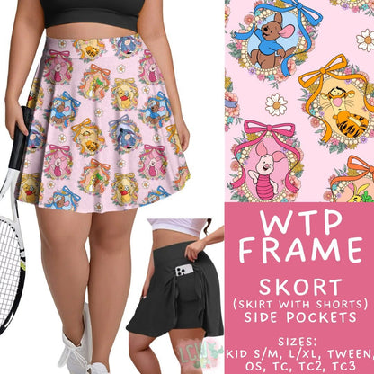 #5464 frame run skort