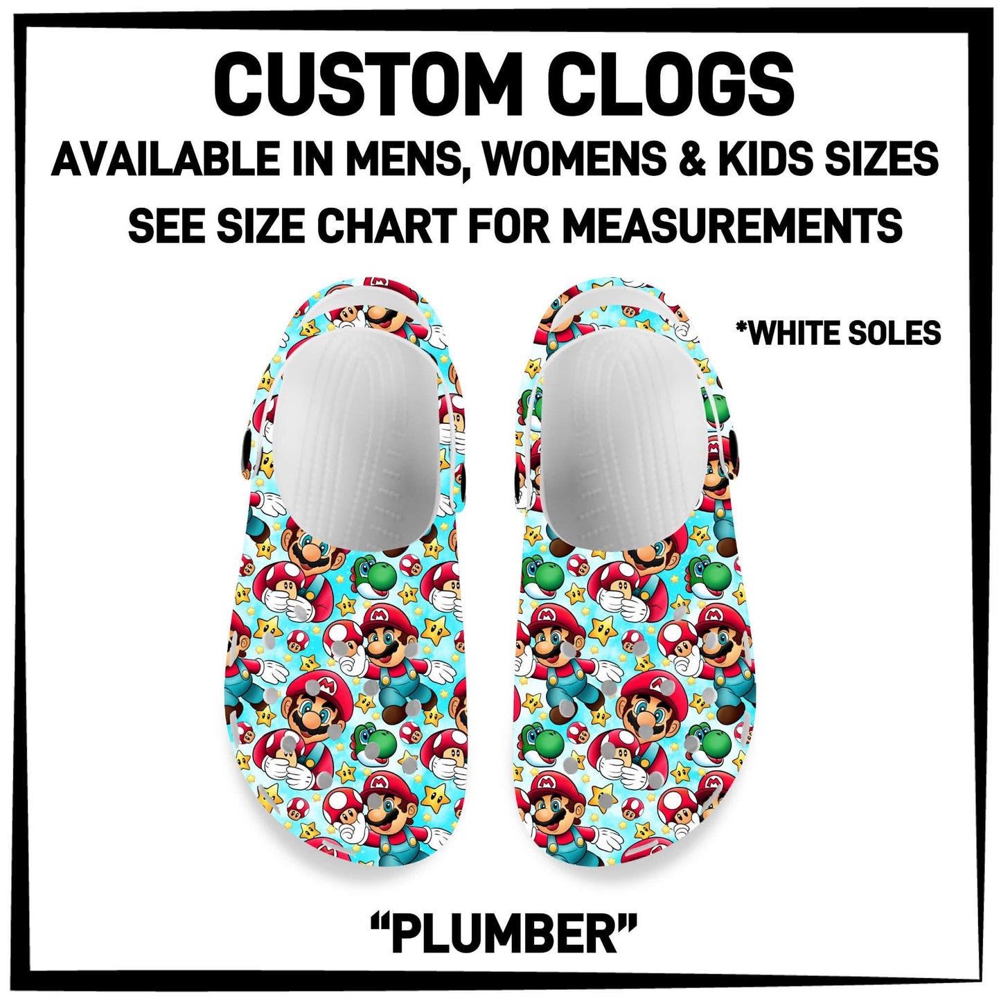 #5505 Clogs- MEN sizes 5-9.5
