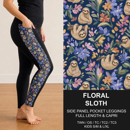 #6000 side panel pocket capris