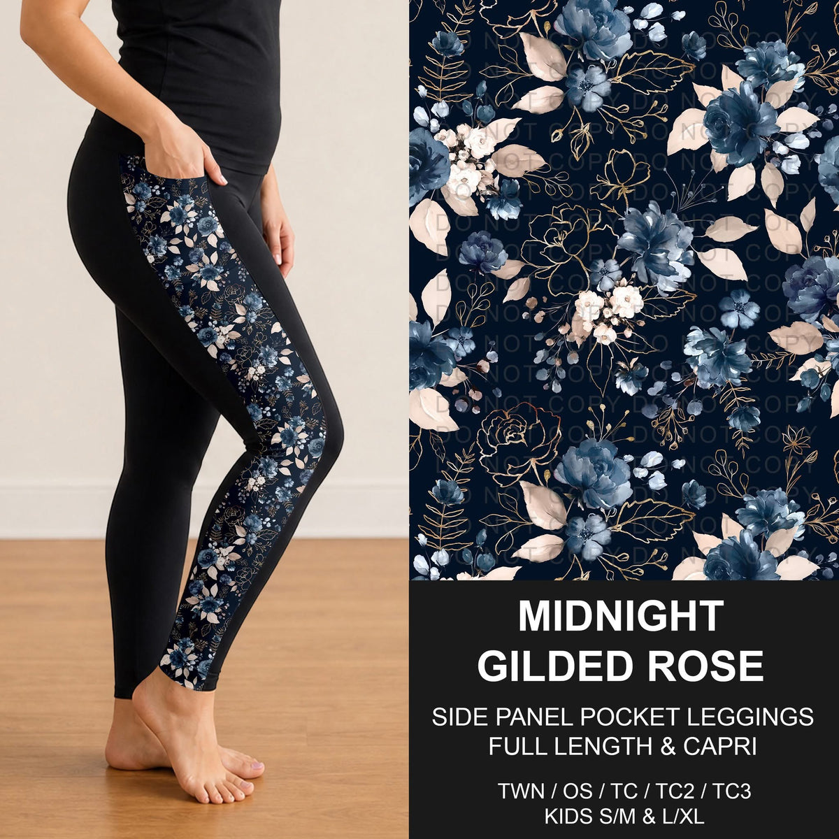 #6000 side panel pocket capris