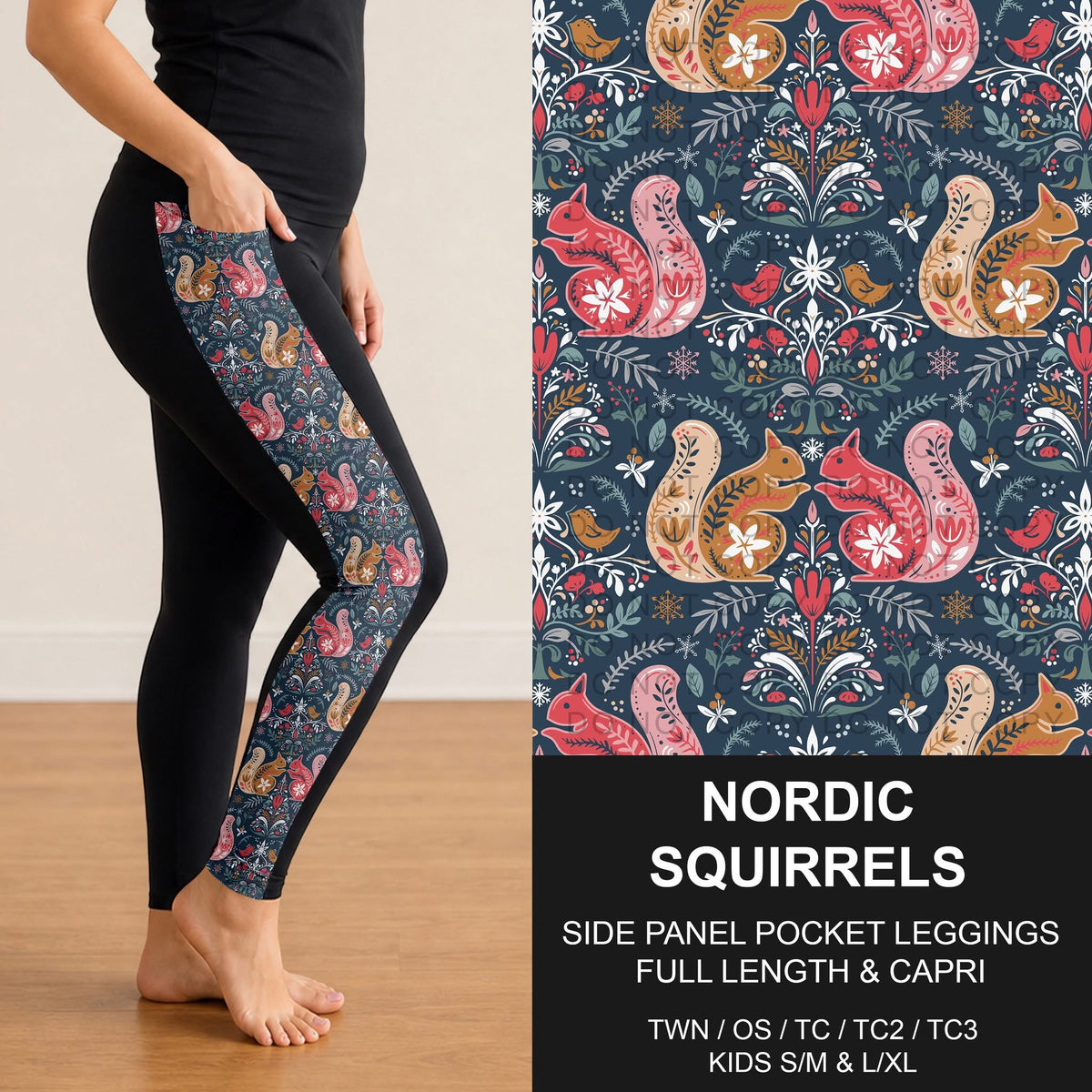 #6000 side panel pocket capris