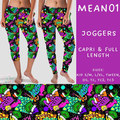 #5562 Grinch capri joggers