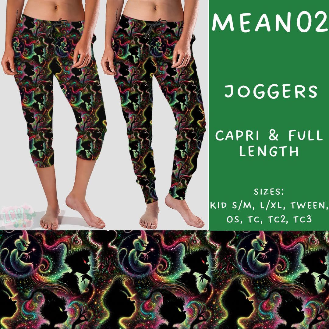 #5562 Grinch capri joggers