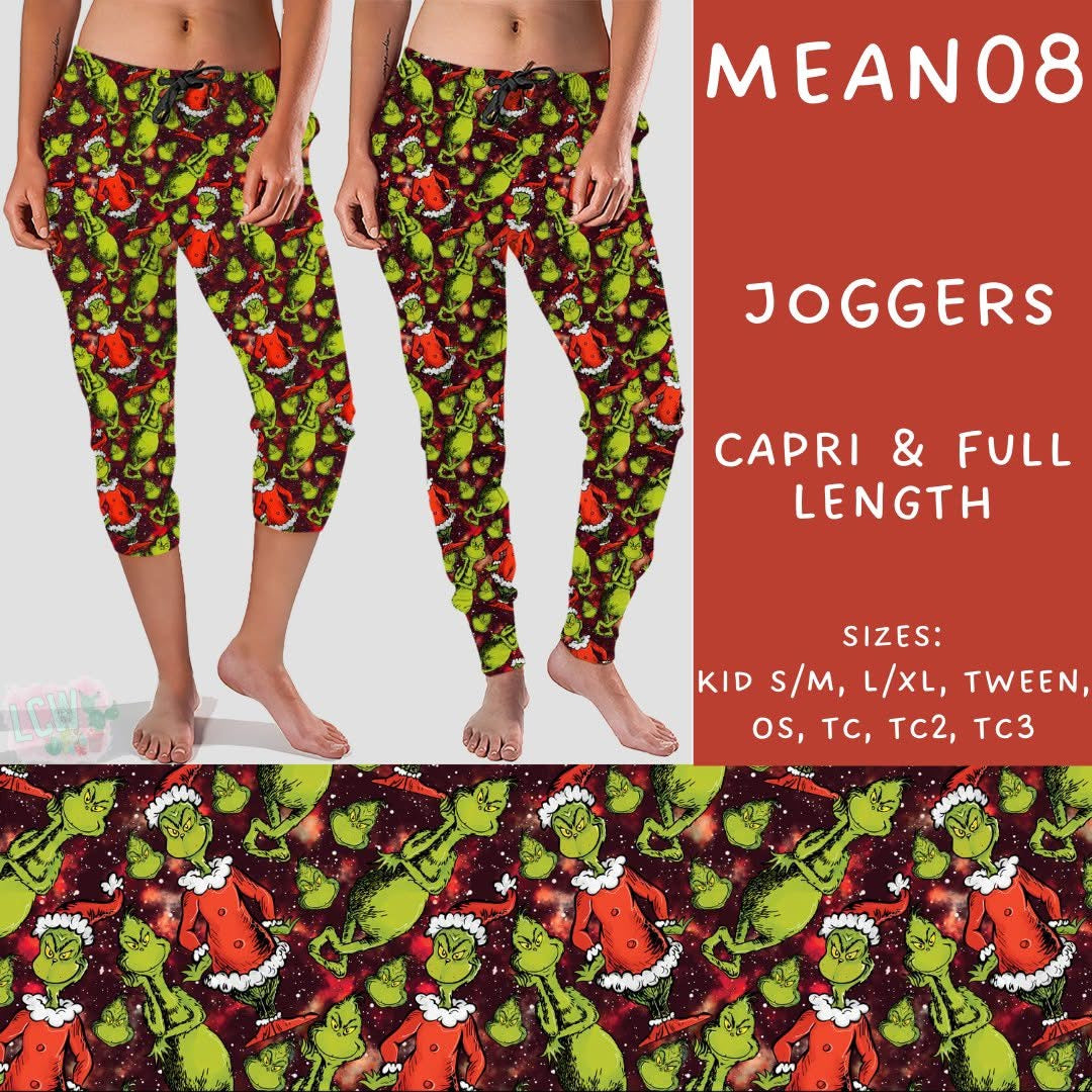 #5562 Grinch capri joggers