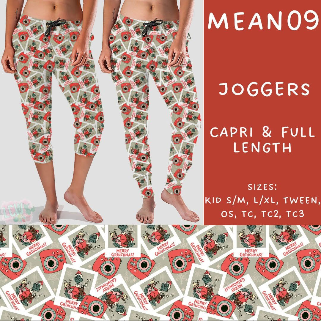 #5562 Grinch capri joggers