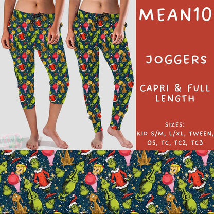 #5562 Grinch capri joggers