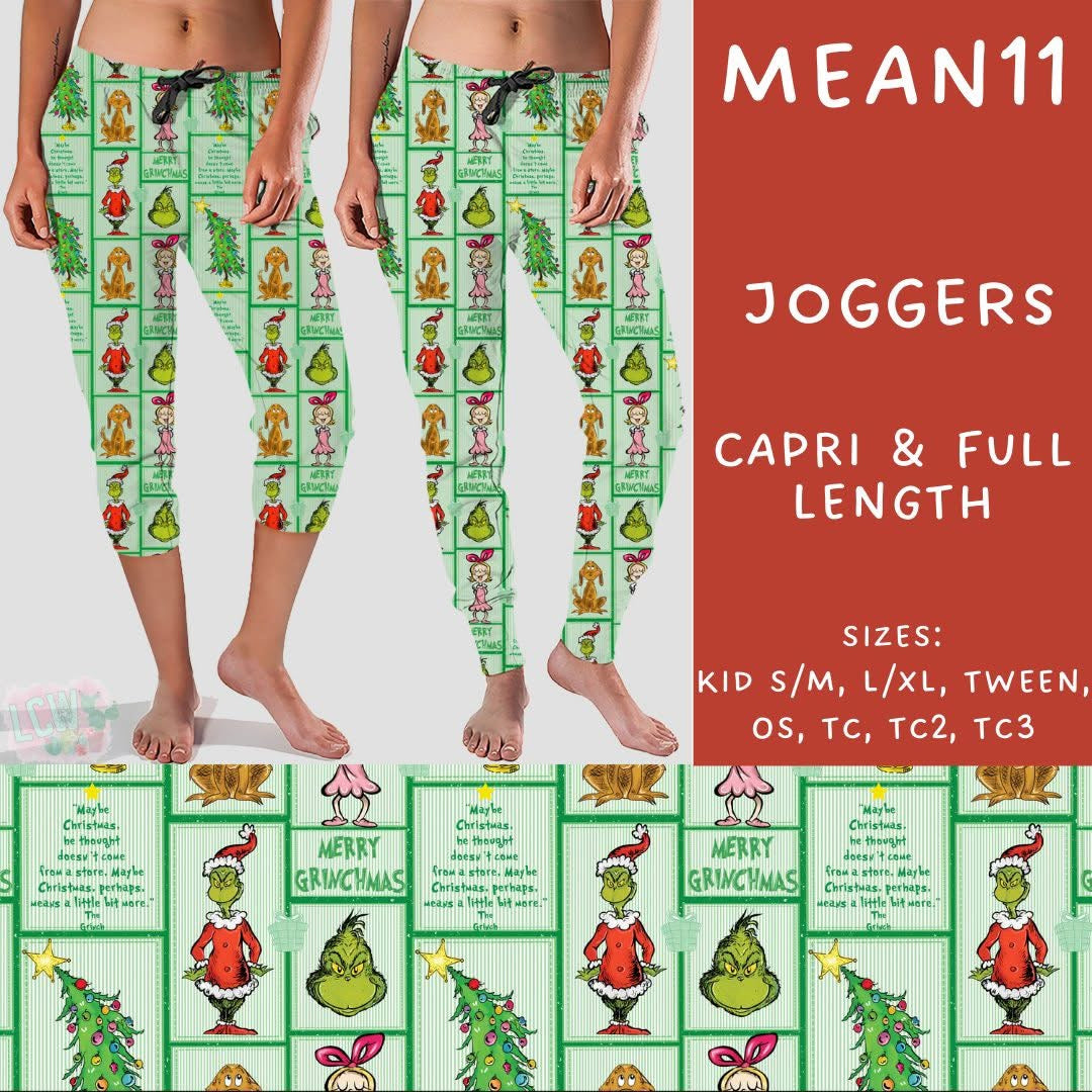 #5562 Grinch capri joggers
