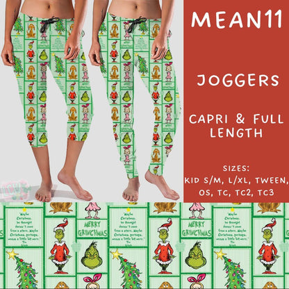#5562 Grinch capri joggers
