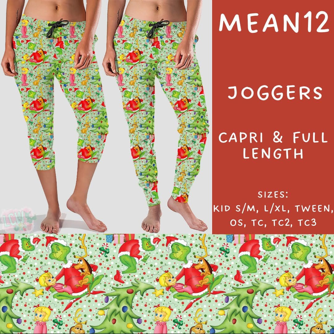 #5562 Grinch capri joggers