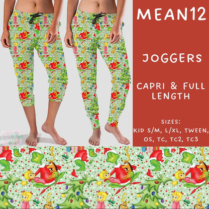 #5562 Grinch capri joggers