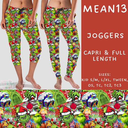 #5562 Grinch capri joggers