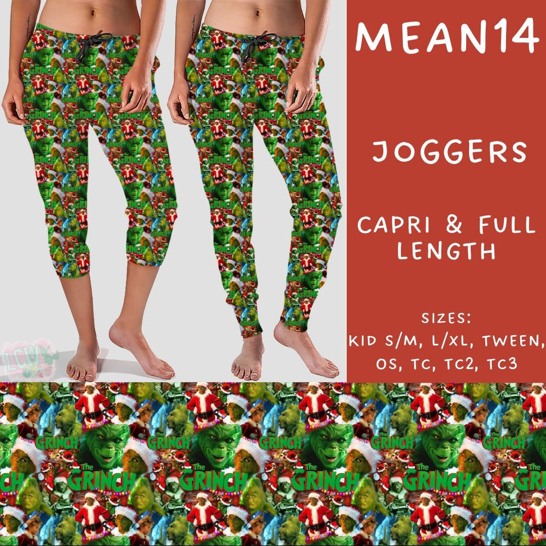 #5562 Grinch capri joggers
