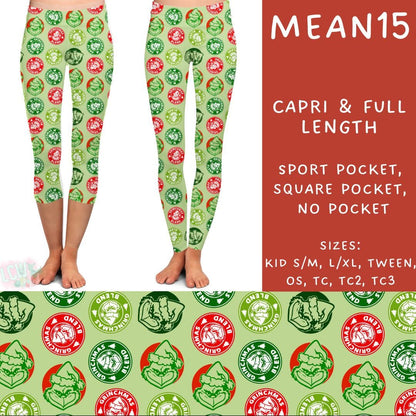 #5566 capri leggings