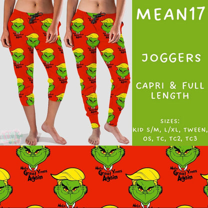 #5562 Grinch capri joggers