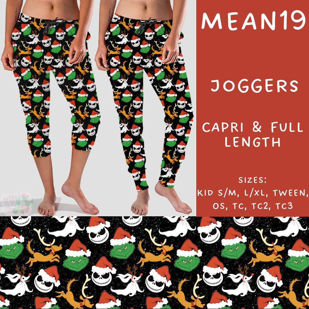 #5562 Grinch capri joggers