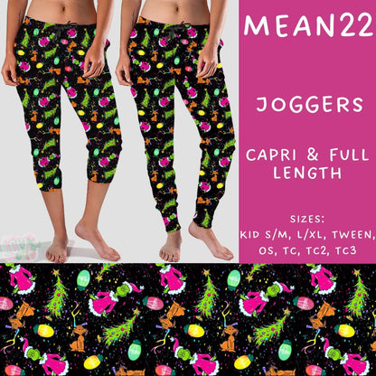 #5562 Grinch capri joggers