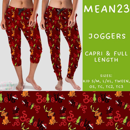 #5562 Grinch capri joggers