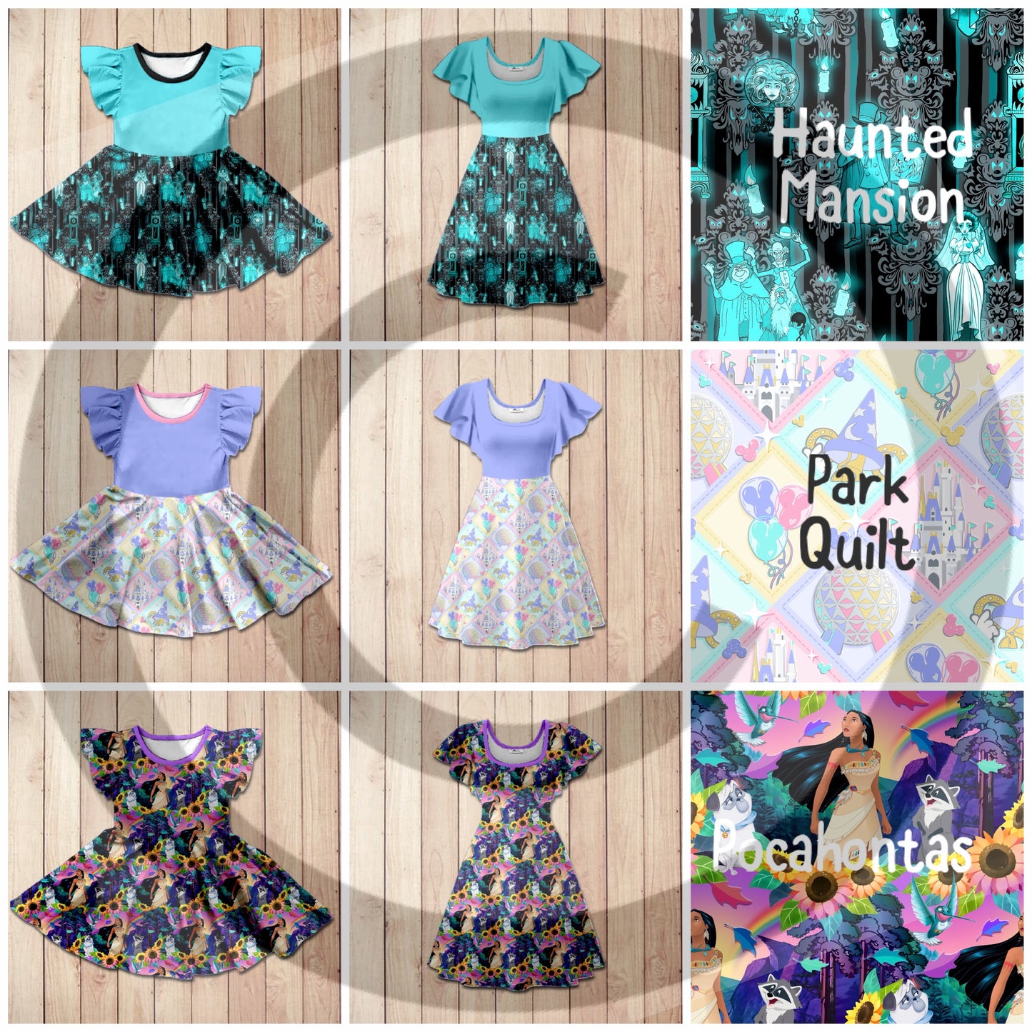 #5613 flutter sleeve dress 2
