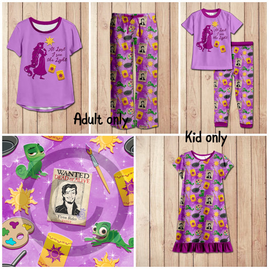 #5664 Rapunzel pajamas