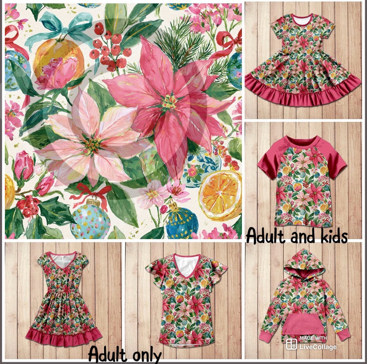 #5854 Christmas floral