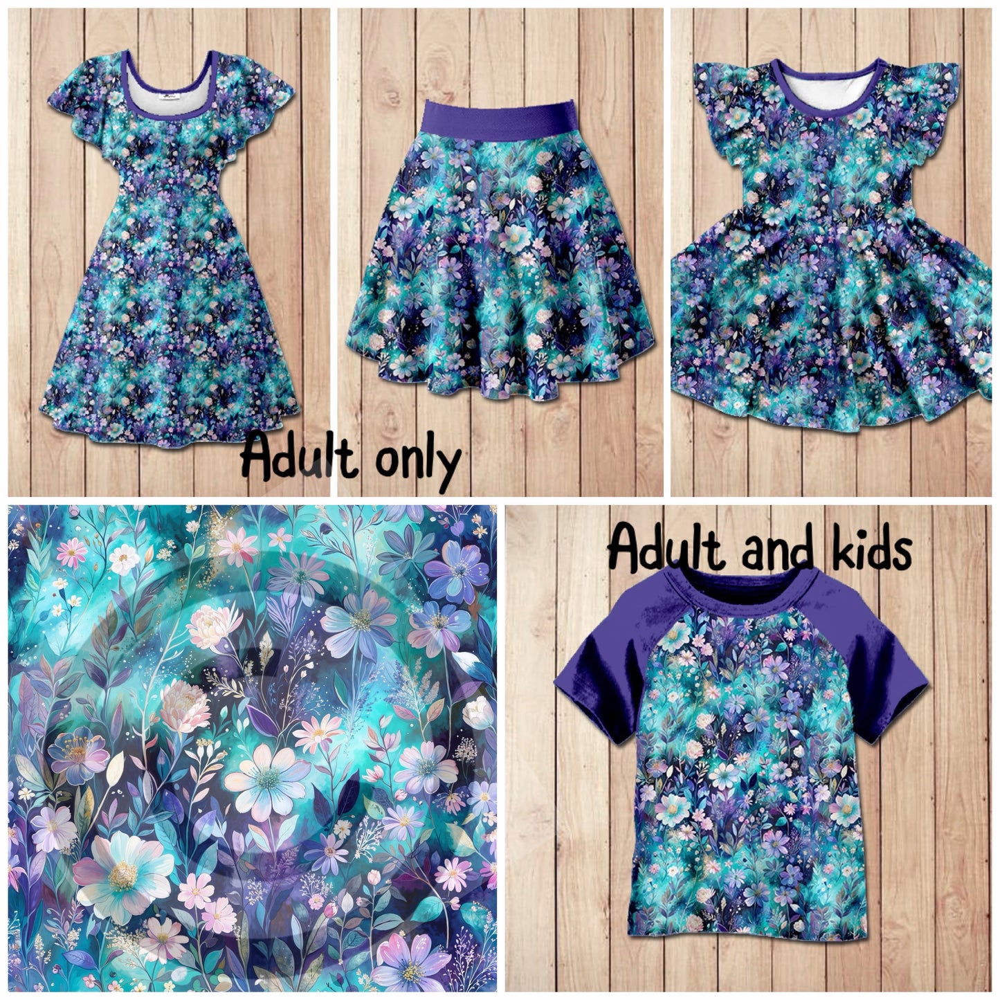 #5626 blue and purple flowers