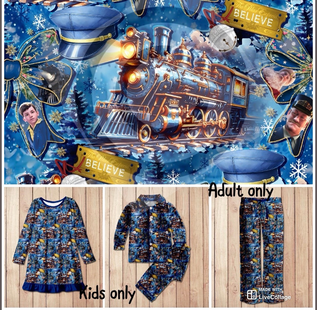 #5571 polar express pjs