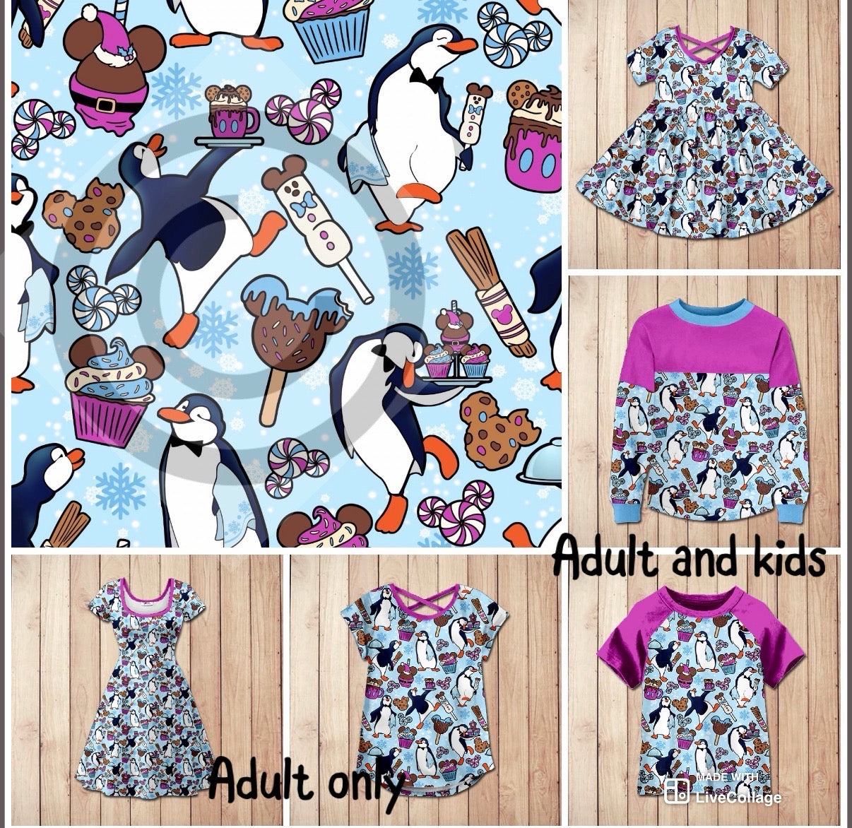 #5602 MP penguin Christmas snacks