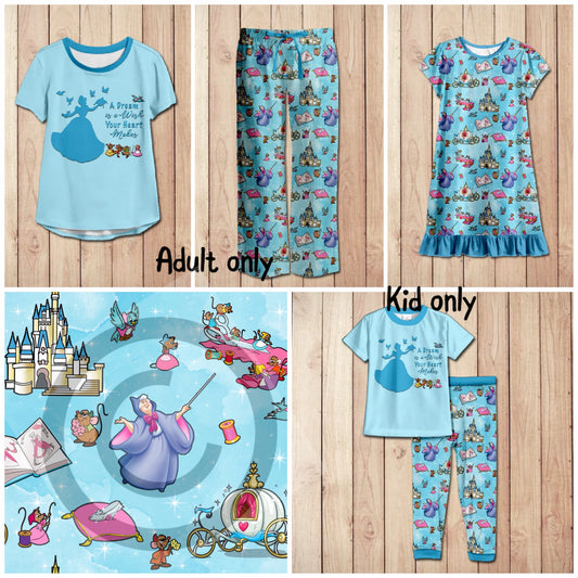 #5658 Cinderella Pajamas