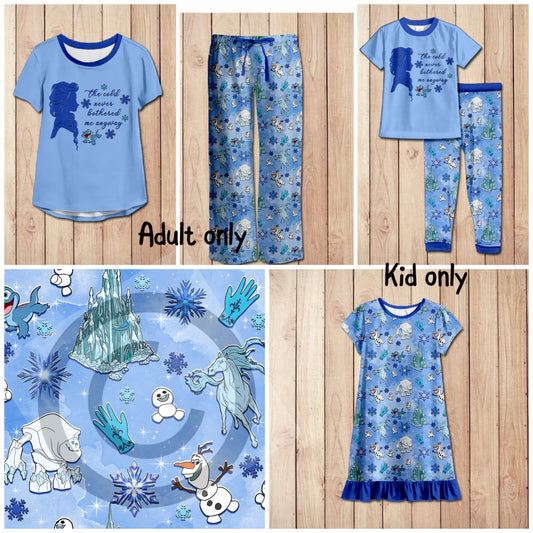 #5663 Frozen pajamas
